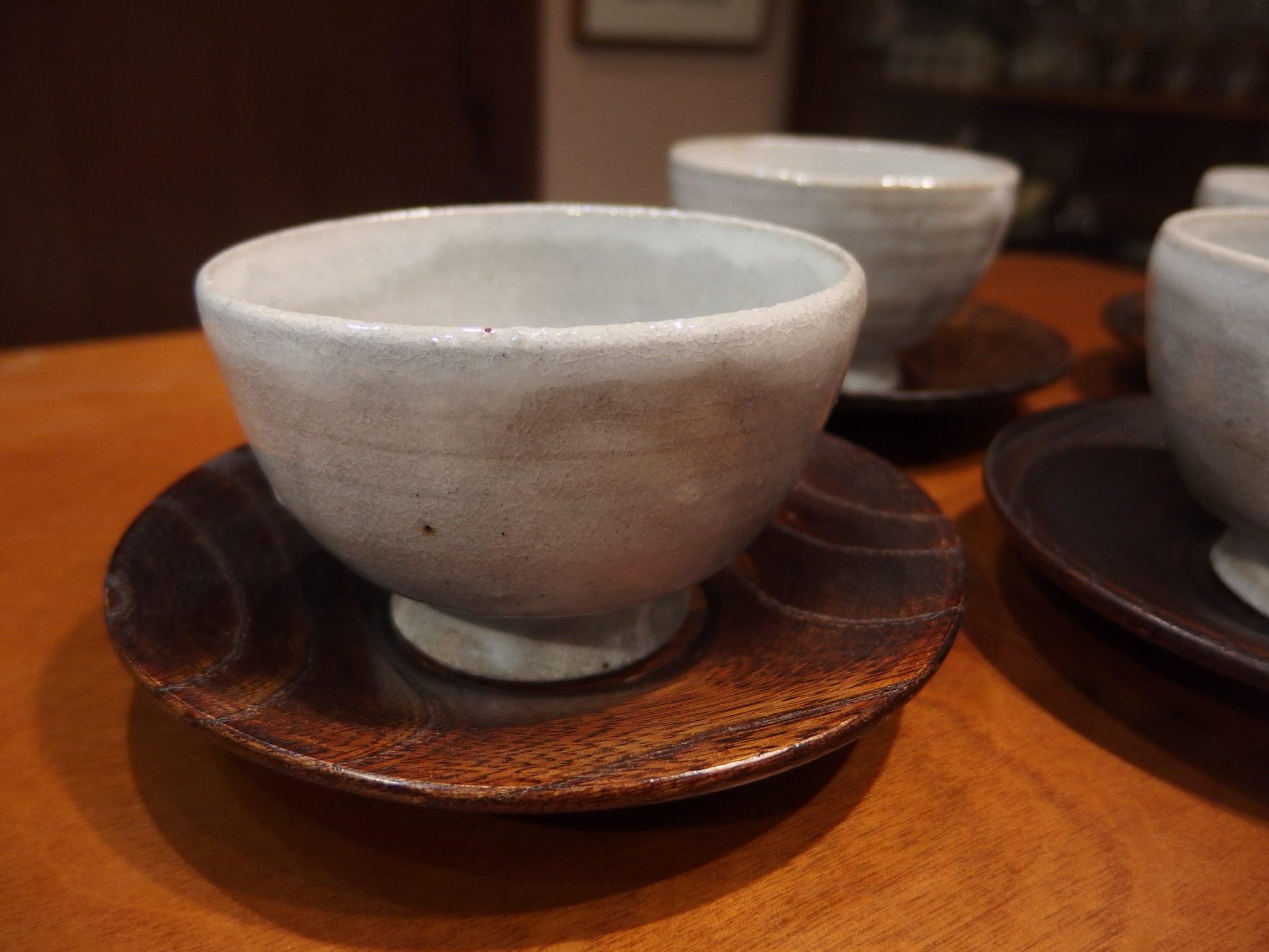 湯呑に合わせる茶托を選んでみました | ハクラクガラスのブログ