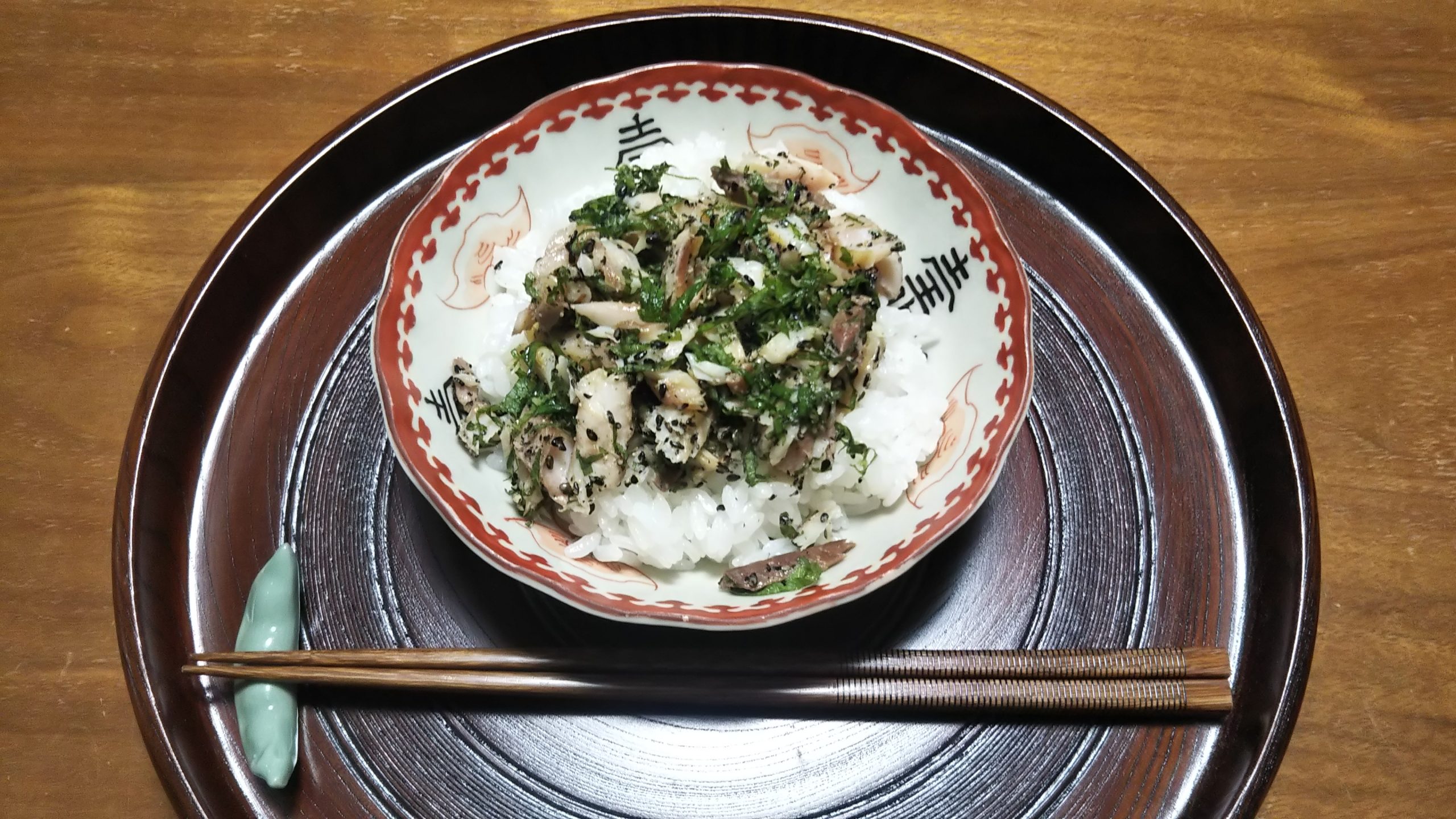 長崎県真あじの干物ごはん